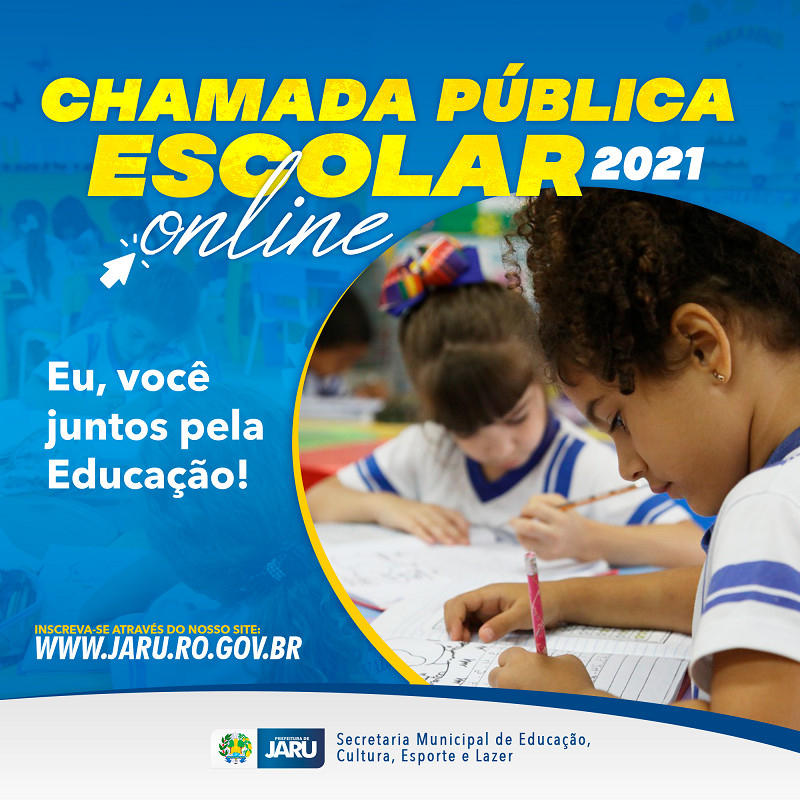 Chamada Escolar Online Para No Ano Letivo De 2021 Em Jaru Será Até 16 De Dezembro Portal P1 1546